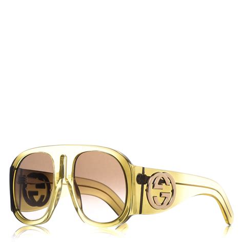 gucci futuristic sunglasses|gucci sunglasses oversized.